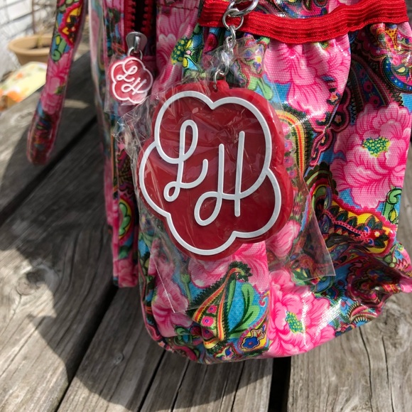 Lou Harvey Pink Marina Diaper Bag! NEW! - Picture 6 of 11